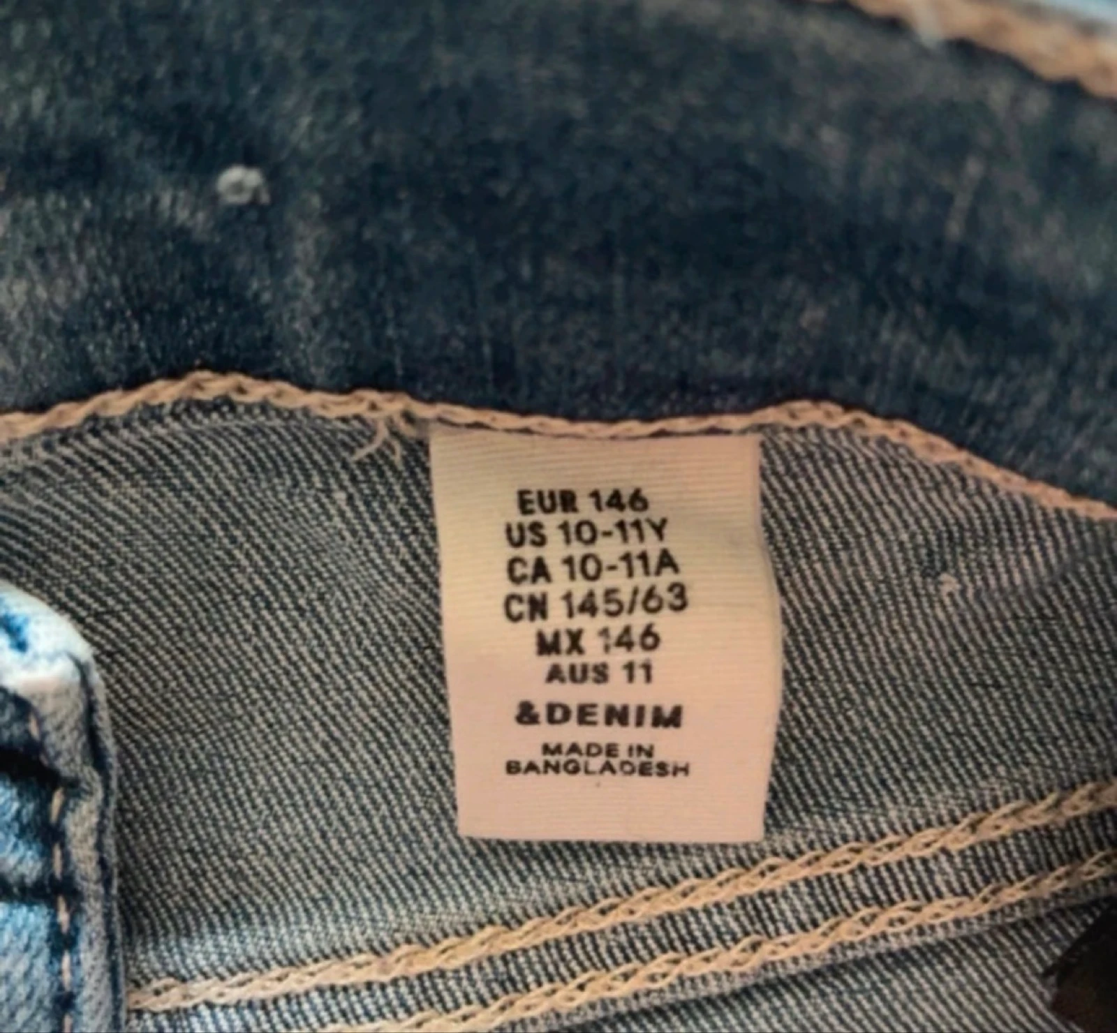 Short jeans H&M Tamanho 146 (10-11 anos) – photo 5